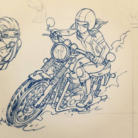 alice picard Motorbike Drawing Reference, Motorbike Pose Reference, Motorcycle Reference Pose, Motorcycle Poses Drawing, Person On Motorcycle Reference, How To Draw Motorcycle, Motorbike Reference, Motorcycle Drawing Reference, Motorcycle Pose Reference