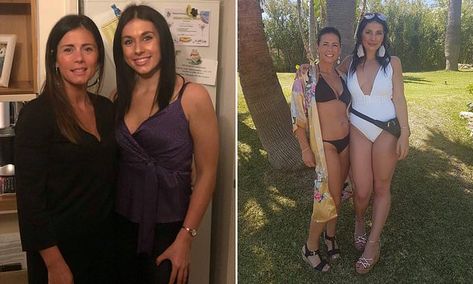 Woman, 24, reveals 44-year-old mum is often mistaken for being sister 44 Year Old Women, Compliments For Her, Holly Pictures, Spitting Image, My Beautiful Daughter, Stay Young, Hen Do, Young At Heart, Dark Brown Hair