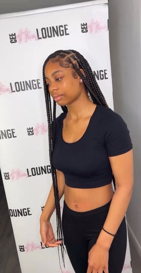 Hair Expo, Big Box Braids Hairstyles, Black Ponytail Hairstyles, Braided Cornrow Hairstyles, Box Braids Hairstyles For Black Women, Braids Hairstyles Pictures, Cute Box Braids Hairstyles, Quick Braided Hairstyles, Protective Hairstyles Braids