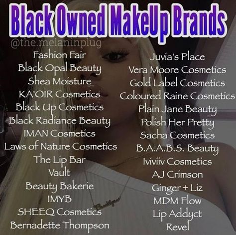 Black Owned Brands, Black Owned Hair Salon, Black Owned Hair Care Products, Always Smile Quotes, Black Owned Makeup Brands, Smile Quotes Funny, Hooded Eyes Tutorial, Iman Cosmetics, Natural Eye Makeup Tutorial