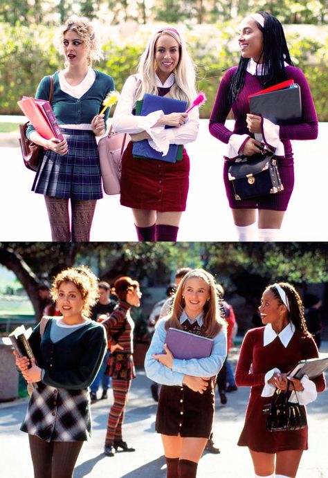 These Clueless costumes are perfect for fashion lovers this Halloween. #halloween #clueless #halloweencostumes Clueless Costume Ideas, Cher Clueless Halloween Costume, Diy Adult Halloween Costumes, Clueless Costume, Clueless Halloween Costume, Clueless Movie, Kawaii Clothes Goth, Cher Clueless, Clueless Fashion