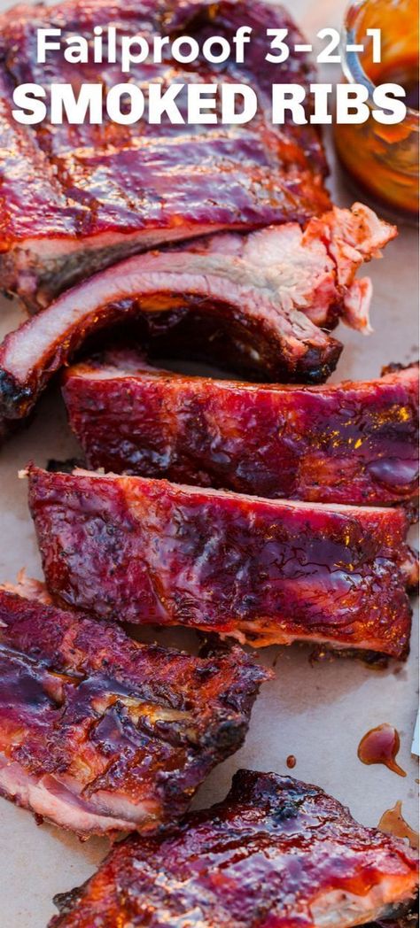 321 Smoked Ribs, Smoker Grill Recipes, Pork Back Ribs, Smoked Pork Ribs, Smoker Cooking, Pellet Grill Recipes, Traeger Recipes, Smoked Meat Recipes, Barbecue Ribs