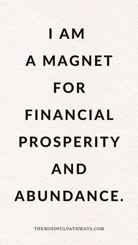 Attraction Affirmations Wealthy Quotes Money Affirmations, Prosperity Wallpaper, Prosperity Aesthetic, Wealthy Quote, Wallpaper Morning, Success Wallpaper, I Am A Magnet, Prosperity Quotes, Affirmations Journal