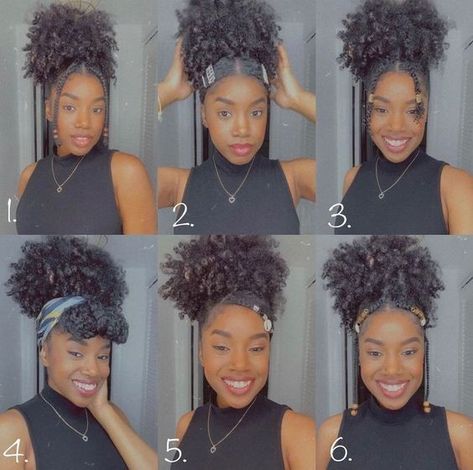 Natural Afro Hairstyles Short Simple, Medium Afro Hairstyles 4c Hair, Puff Hairstyle, Afro Puff Hairstyles, Puff Hairstyles, Natural Hair Puff, Cabello Afro Natural, Natural Hair Ideas, Hair Puff