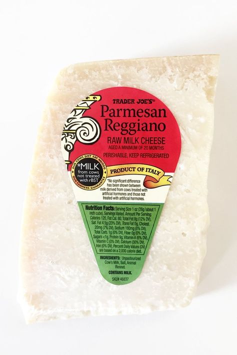 Parmesan Reggiano ($12/pound) | Best Italian Foods From Trader Joe's | POPSUGAR Food Photo 2 Best Trader Joes Products, Truffle Cheese, Parmesan Reggiano, Mozzarella Cheese Sticks, Sweet Potato Gnocchi, Trader Joe's Products, Italian Foods, Popsugar Food, Best Italian Recipes