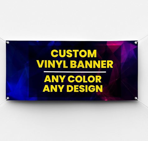 PRICES MAY VARY. We offer our vinyl banners and signs in pre-defined sizes and custom sizes to choose from; Depending on your requirement, you can select your ideal banner in fixed sizes; The banners will highlight your product even from a distance due to its clear and vibrant printing SUGGESTED USES: TRADE SHOWS BILLBOARDS SEMINARS PRESENTATIONS STADIUMS BUILDINGS Available with grommets and hems, Printed in full color on one side This waterproof product is great both outdoors and indoors Banner For Party, Business Event, Vinyl Banner, Vinyl Banners, Banner Printing, Custom Banners, Business Events, Booth Design, Custom Vinyl