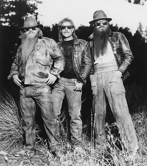 ZZ Top June 11, 1949 Frank Beard, Billy Gibbons, Classic Blues, Zz Top, Musica Rock, Rock And Roll Bands, Southern Rock, Rock N Roll Music, I'm With The Band