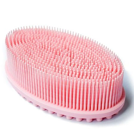 We take a bath after a day's work, wash away the dirt on our bodies and reduce fatigue. Are you still using the traditional loofahs? Unsanitary and easy to cause a series of skin problems! Use our silicone bath brush as a replacement! Safe, soft, give your skin better care, clean your skin thoroughly! Clean your arms, face, legs, even the whole body with it!Silicone body scrubber: 4.7 x 2.7 x 1.5 inches Size: 4.7" x 2.7" x 1.5".  Color: Pink. Silicone Body Scrubber, Shower Loofah, Body Brush, Body Scrubber, Body Lotions, Bath Brushes, How To Exfoliate Skin, Body Brushing, Body Skin Care Routine