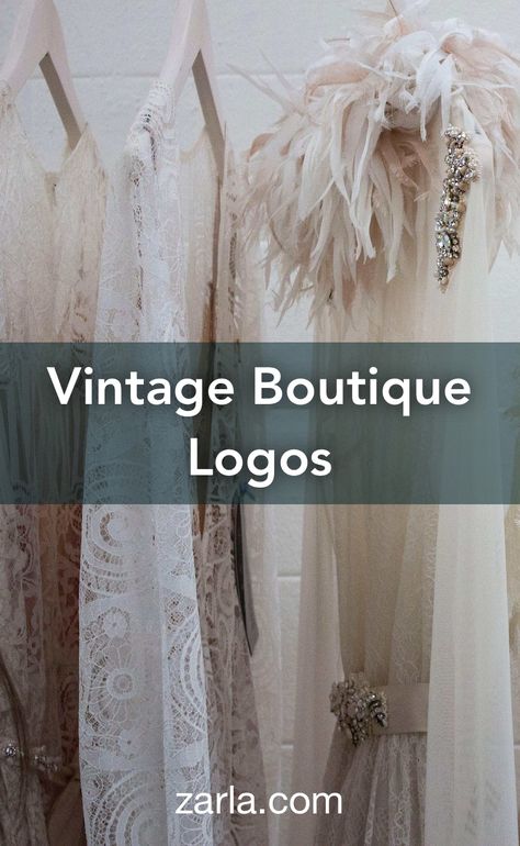 10 classic logo ideas for your vintage boutique. Boutique Logo Design Unique, Vintage Logo Maker, Boutique Business Cards, Retro Inspired Fashion, Boutique Names, Boutique Logo Design, Vintage Clothing Boutique, Vintage Names, Logo Unique