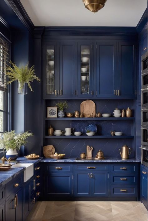 1. Dark blue cabinets
2. Stylish kitchen
3. Timeless charm
4. 2024 kitchen trends Navel Blue Kitchen Cabinets, Deep Blue Kitchen Cabinets, Blue And Black Kitchen, Dark Blue Cabinets, Dark Blue Kitchen Cabinets, Dark Blue Kitchen, Dark Blue Kitchens, Blue White Kitchens, Kitchen Colours