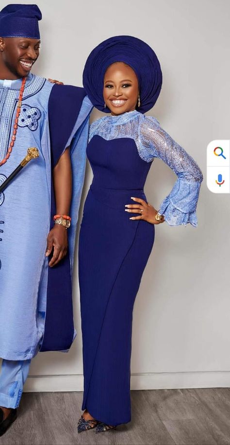 Blue Aso Oke, Nigerian Wedding Dresses Traditional, Casual Outfit Summer, Fancy Gown, Nigerian Wedding Dress, Nigerian Traditional Wedding, Summer Outfits Casual, Nigerian Lace Styles Dress, Yoruba Wedding