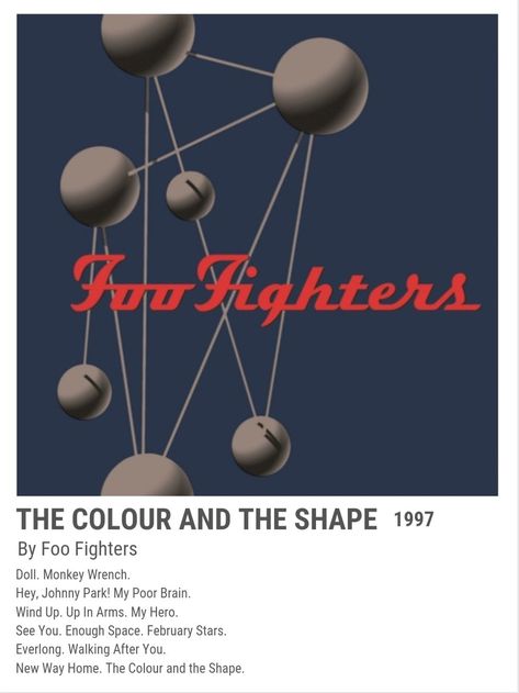 The Color And The Shape Foo Fighters Wallpaper, Foo Fighters Album Poster, The Color And The Shape Foo Fighters, The Colour And The Shape Foo Fighters, Foo Fighters Album Cover, Foo Fighters Wallpaper, Foo Fighters Album, Foo Fighters Songs, Foo Fighters Poster