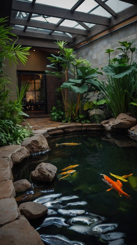 Discover inspiring indoor pond ideas for small living rooms Get small design ideas for living rooms DIY garden plants aquatic turtle tank ideas koi and turtle pond ideas Create your own indoor pond oasis with these creative ideas for indoor ponds Turtle Pond Ideas, Aquatic Turtle Tank Ideas, Indoor Koi Pond, Indoor Fish Pond, Indoor Pond Ideas, Turtle Tank Ideas, Ideas For Small Living Rooms, Aquatic Turtle Tank, Indoor Pond