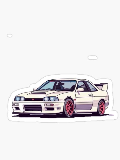 Gtr Sticker, Gtr Drawing, Racing Stickers, Gtr R34, Graphic Design Photoshop, Skyline Gtr, Luxury Suv, Portrait Poses, Car Sticker