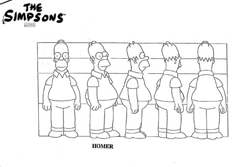 Character Design Turn Around, Character Turn Around Sheet, Turn Around Character Design, Model Sheet Character, Simpsons Drawings, Character Turnaround, Simpsons Characters, Character Model, Character Model Sheet