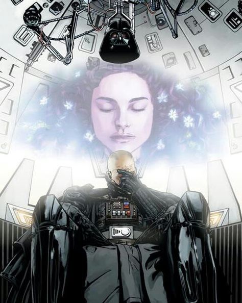 Darth Vader thinking about Padme Darth Vader Drawing, Darth Vader Pictures, Vader Wallpaper, Darth Vader Art, Padme And Anakin, Darth Vader Wallpaper, Anakin Padme, Queen Amidala, Anakin Vader