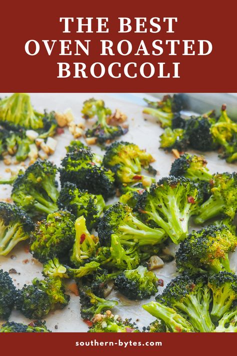 Oven Roasted Broccoli with Garlic and Olive Oil is a fresh, quick, and flavorful way to add vegetables to your weeknight dinners. This broccoli is bright, crunchy, and packed with flavor. Oven Broccoli, Cooking Fresh Broccoli, Oven Roasted Broccoli, Broccoli With Garlic, Garlic Smashed Potatoes, Paleo Vegetables, Garlic Roasted Broccoli, Garlic Broccoli, Garlic And Olive Oil