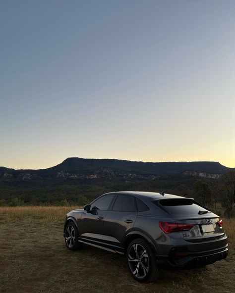 Follow for More! #audrisadventures #audi #audiq3 #quattro #mountains #sunset #audilove #sline Audi Q4, Mountains Sunset, Car Aesthetic, Audi Q3, Manifestation Board, Audi Q5, Vroom Vroom, Dream Car, Winter 2024