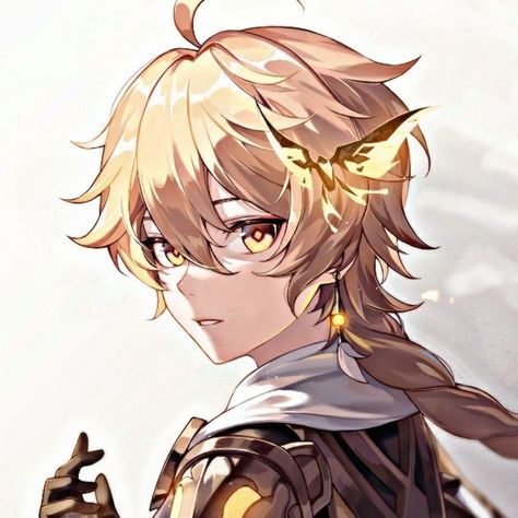 #genshinimpact #icon #aether Genshin Art Official, Genshin Pfp Icon, Aether Pfp, Aether Art, Genshin Traveler, Aether Icons, Genshin Impact Food, Genshin Banner, Aether Fanart