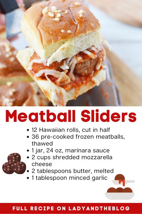 Mozzarella Meatball Sliders Recipe In Under 30 Minutes Spaghetti And Meatball Sliders, Meatball Sliders Crockpot, Frozen Meatball Sliders, Meatball Sliders Frozen Meatballs, Meat Ball Sliders Mini Meatballs, Meatball Sub Sliders, Meatball Sandwich Recipes Crockpot, Mini Meatballs Appetizers, Meatball Sliders Hawaiian Rolls