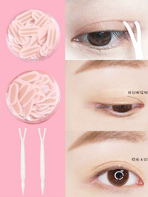 300pcs Boxed Double Eyelid Tape, Self-Adhesive Brown Mesh Tape, Long-Lasting Waterproof Double Eyelid Tape, Natural Eye Tape, 1 Pair Of Eyelid Tape, Inner Double Eyelid Tape, Makeup Artist, Suitable For Women And Men. Beige    PE  Eyelid Stickers   Beauty Tools, size features are:Bust: ,Length: ,Sleeve Length: Eyelid Stickers, Tape Makeup, Eye Tape, Red Gel Nails, Double Eyelid Tape, Eyelid Tape, Eye Makeup Tools, Soak Off Gel Nails, Glitter Gel Polish