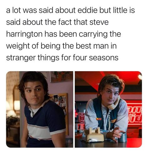 Steve Harrington Fanart, A Strong Man, Stranger Things Season 4, Stranger And Stranger, Stranger Danger, Strong Man, Stranger Things Steve, Stranger Things Have Happened, Stranger Things Tv