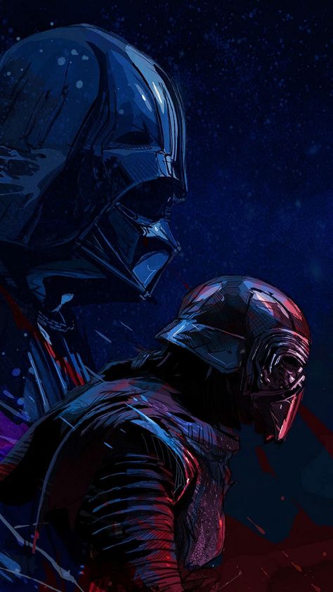 Darth Vader Kylo Ren, Ren Star Wars, Anakin Vader, Star Wars Background, Dark Side Star Wars, Star Wars Kylo Ren, Star Wars Facts, Vader Star Wars, Star Wars Film