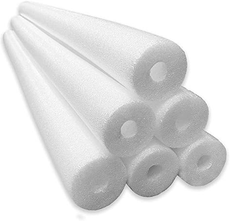 Amazon.com: Oodles of Noodles 6 Pack Jumbo Swimming Pool Noodle Foam Multi-Purpose - White : Toys & Games White Pool, Foam Noodles, Pipe Insulation, Pool Noodle, Construction Crafts, Pool Noodles, The Plaza, Foam Crafts, Guinea Bissau