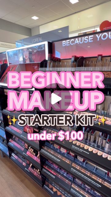 Beginner Makeup Starter Kit 

If you’re new to makeup and need to build a makeup starter kit under $100, this video is for you. Everyth... | Instagram Infallible Blush, Makeup Kit For Beginners, True Match Concealer, Teenage Makeup, Makeup Artist Kit Essentials, Basic Makeup Kit, Milani Eyeshadow, Drugstore Eyeshadow, Sky High Mascara