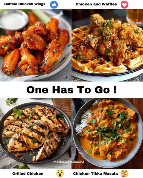 One Has To Go Food, One Has To Go, Go Food, Buffalo Chicken Wings, Chicken Tikka Masala, Chicken And Waffles, Crazy Things, Food Recepie, Street Nails