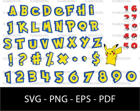 Pokemon Alphabet Svg, Pokemon Font Svg, Pokemon Svg, Pokemon Cutfile, Check more at https://bestdesignbundle.com/product/pokemon-alphabet-svg-pokemon-font-svg-pokemon-svg-pokemon-cutfile/ Pokemon Word, Pokemon Alphabet, Svg Pokemon, Teen Titans Characters, Pokemon Silver, Pokemon Room, Ninja Turtle Birthday, Turtle Birthday, Teen Titan