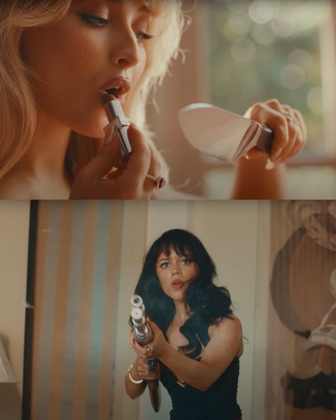 @sabrinacarpenter shows off her killer instinct in the new video for her 'Short n' Sweet' single "Taste," also starring @jennaortega. 🔪 Watch it at the link in bio. Jennaortega Instagram, Sabrina Carpenter Movies, Baby Cry, King B, Killer Instinct, Dark Princess, Feminine Urge, Chick Flicks, Totally Spies