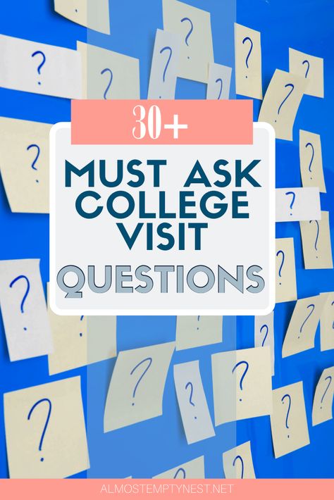 College Tours Checklist, College Tour Checklist, College Visit Questions, College Search Tips, College Visit Checklist, College Tour Questions, College Tours, Good Questions To Ask, College Visits