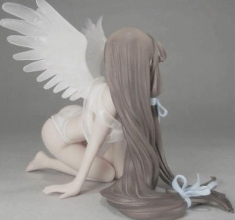 Dainty Aesthetics, Angelcore Pfp, Angelcore Icon, Angel Pfp, Angelcore Aesthetic, Angel Core, Angel Figure, Anime Figurines, Figure Poses