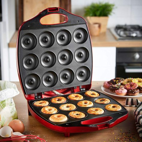 Mini Donut Electric Maker Donut Maker Recipes, Mini Donut Maker, Donut Machine, Blueberry Doughnuts, Mini Appliances, Donut Makers, Mini Donuts Maker, Snack Machine, Healthy Donuts