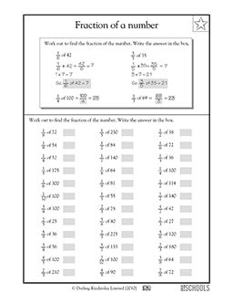 What's 3/5 of 35? This math worksheet gives your child practice finding fractions of whole numbers. 5th Grade Math Worksheets, Elementary Writing, Printable Math Worksheets, Elementary Activities, Primary Maths, Teacher Technology, Math Fractions, Education Organization, Number Worksheets