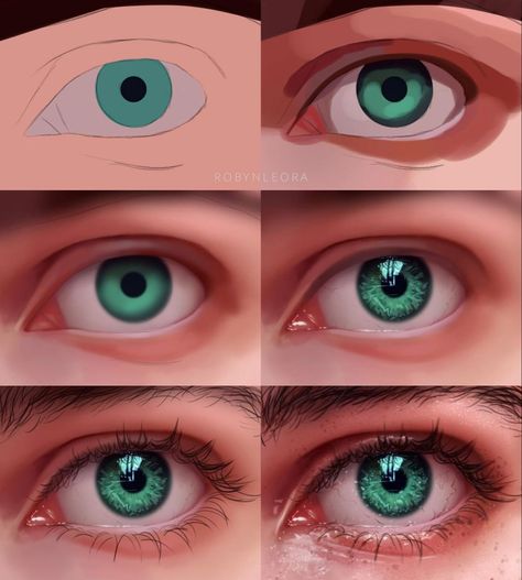 Eyes Clothes, Trying To Be Better, Digital Art Inspiration, Painting Eyes, Digital Art Tutorial Beginner, Concept Art Tutorial, Digital Painting Techniques, Procreate Ipad Art, Drawing Stencils