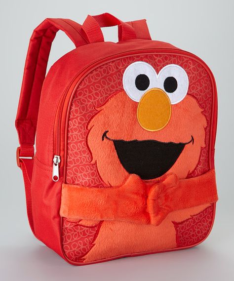 Look at this Red Elmo Backpack on #zulily today! Elmo Backpack, Elmo And Friends, Elmo World, Elmo Birthday Party, Elmo Birthday, Wallpaper Iphone Neon, Book Tote Bag, Kids Backpack, Kids Board