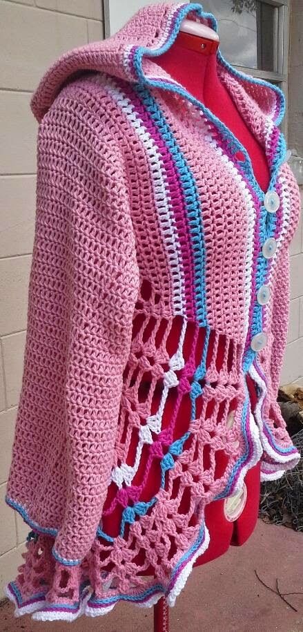 Crochet Circle Jacket, Circle Vest, Jacket Crochet, Star Circle, Crochet Circle, Doily Pattern, Crochet Star, Crochet Cardigan Sweater, Crochet Bolero