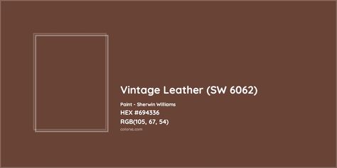 Vintage Leather Sherwin Williams, Kitchen Paint, Dream Decor, Sherwin Williams, House Inspiration, Wall Colors, Vintage Leather, Design Details, Accent Wall