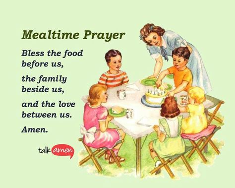 Prayers Before Meals, Bedtime Prayers For Kids, Mealtime Prayers, Children Prayers, Food Prayer, Dinner Prayer, Childrens Prayer, Good Night Prayer Quotes, Kids Sunday School Lessons