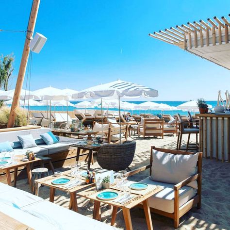 Saint Tropez Beach, St Tropez France, Wellness Resort, Beach Clubs, Italian Villa, St Tropez, Home Cinemas, French Riviera, Saint Tropez