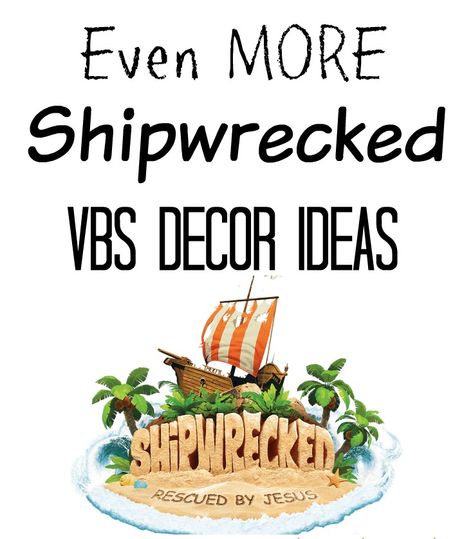 Shipwrecked VBS Decor Ideas Group Vbs, Shipwrecked Vbs, Maker Fun Factory Vbs, Vacation Bible School Craft, Vacation Bible School Themes, Maker Fun Factory, Jesus Calms The Storm, Vbs Themes, Imagination Station