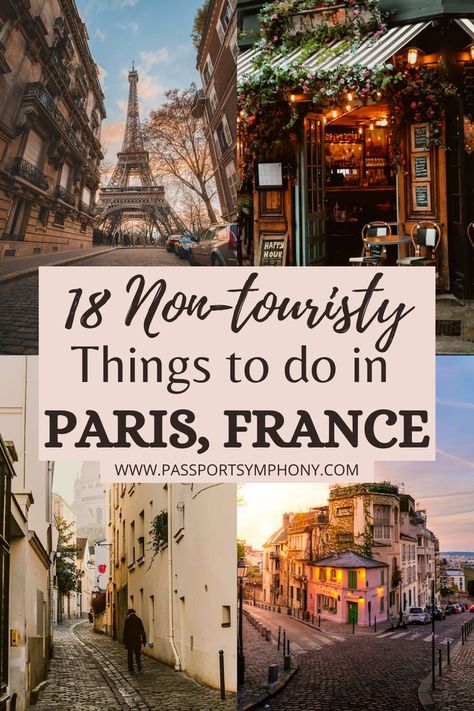 If you’re looking to get away from the crowds and find some non-touristy things to do in Paris, this post will inspire you to get off the beaten track. Must Sees In Paris, Top 10 Things To Do In Paris, What To See In Paris List, Best Things To Do In Paris France, Things To See In France, Best Places To Go In France, France Vacation Places To Visit, France Must See Places, Hidden Places In Paris