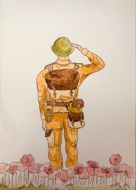 Remembrance Day Drawings Easy, Remembrance Day Art Ideas, Remembrance Day Art Lest We Forget, Memorial Day Drawings, Remembrance Day Drawings, Remembrance Day Posters, Peace Drawing, Remembrance Day Art, Army Drawing