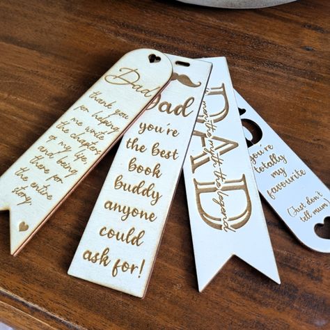 Bookmark For Men, Father's Day Bookmark Free Printable, Cricut Wooden Bookmarks, Father’s Day Bookmark, Mother’s Day Bookmark, Page Marker, Etsy Australia, Fathers Day Gifts, Favorite Books