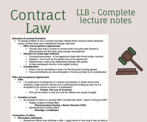 LLB Law, Contract Law complete lecture notes, including: Into to Contract Law Acceptance Agency Consideration Intention to create legal relations Consideration in contractual variation Terms by Remedial Effect Damages Exemption Clauses Frustration + Force Majeure Misrepresentation  Duress Undue Influence Exclusive EssayPro 20% Off Promo - Get It Now!  Promo Code: AF0019EP2409  🎓 write my article for me, doctoral dissertation, critical thinking quotes and sayings 🧙‍♂️ #EssayHelp Llb Law Study Notes, Law Notes Student, A Level Law, Critical Thinking Quotes, Law School Organization, Law Student Quotes, Law School Preparation, Law School Prep, Law Notes