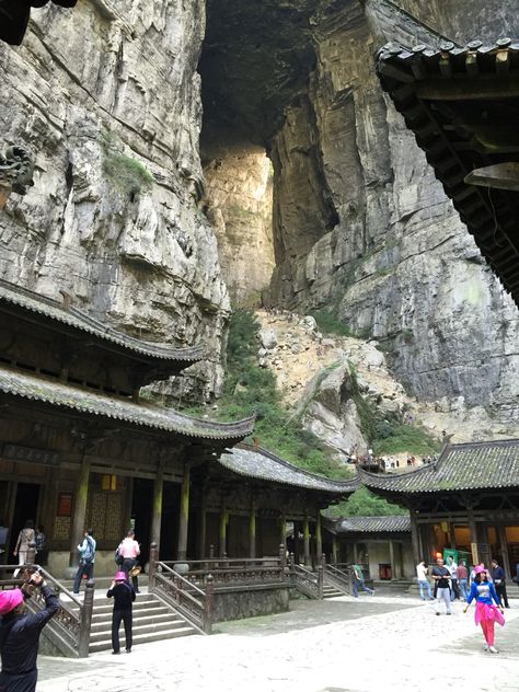 Chongqing -Wulong Karst Wulong Chongqing, Wulong Karst, Chongqing, Mount Rushmore, Louvre, Natural Landmarks, Building, Travel, Nature