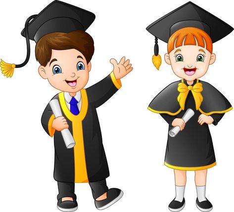 Graduation Cartoon, Graduation Background, Outfit Cartoon, Background Graduation, Dramatic Play Printables, Kids Going To School, Graduation Stickers, Kids Graduation, Graduation Balloons