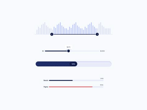 Progress Bar Ui Design, Slider Ui Design, Progress Bar Ui, Slider Ui, Slider Web, Ui Buttons, Slider Bar, Slider Design, Mobile App Design Inspiration